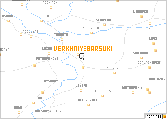 map of Verkhniye Barsuki