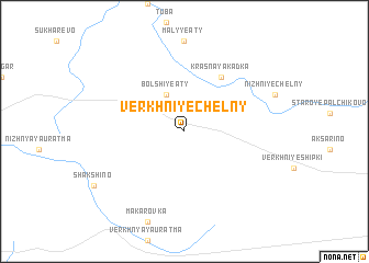 map of Verkhniye Chelny