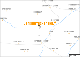 map of Verkhniye Chershily
