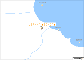 map of Verkhniye Chomy