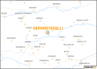 map of Verkhniye Gulli
