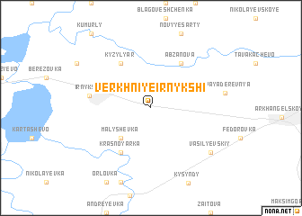 map of Verkhniye Irnykshi