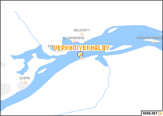 map of Verkhniye Khalby