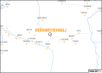 map of Verkhniye Khuli