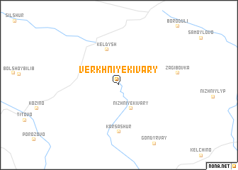 map of Verkhniye Kivary