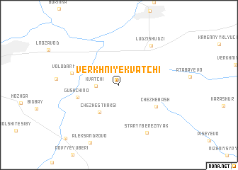 map of Verkhniye Kvatchi