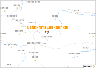 map of Verkhniye Lobkomakhi
