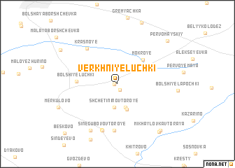 map of Verkhniye Luchki