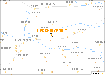 map of Verkhniye Nivy