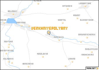 map of Verkhniye Polyany