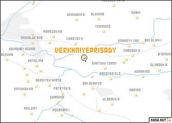 map of Verkhniye Prisady