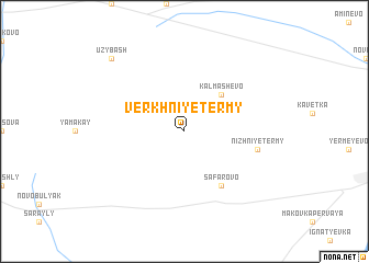 map of Verkhniye Termy