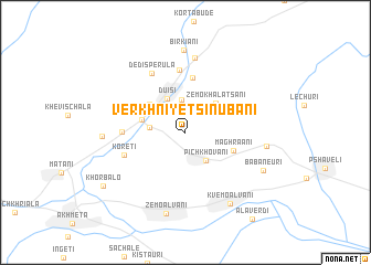 map of (( Verkhniye Tsinubani ))