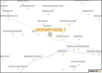 map of Verkhniye Usly