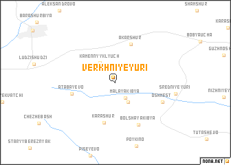 map of Verkhniye Yuri