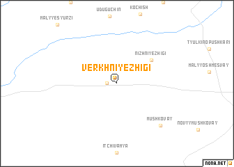 map of Verkhniye Zhigi