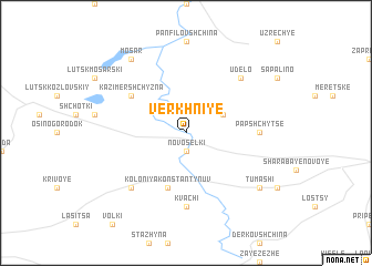 map of Verkhniye
