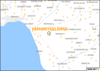 map of Verkhniy Gulʼripsh