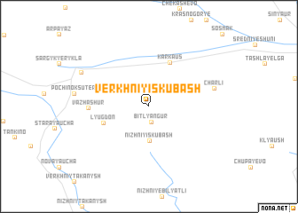 map of Verkhniy Iskubash