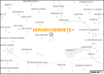 map of Verkhniy Kamenets
