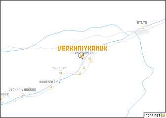 map of Verkhniy Kamuk