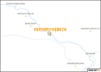 map of Verkhniy Kebezh