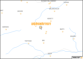 map of Verkhniy Kiy