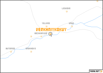 map of Verkhniy Kokuy