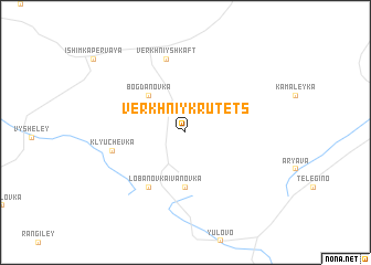 map of Verkhniy Krutets