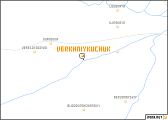 map of Verkhniy Kuchuk