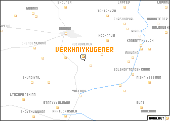 map of Verkhniy Kugener