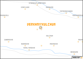 map of Verkhniy Kul\