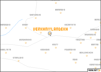 map of Verkhniy Landekh