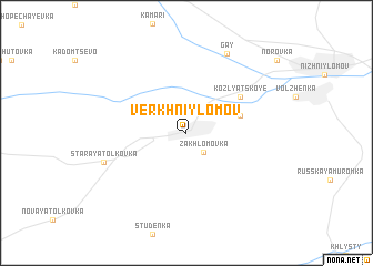 map of Verkhniy Lomov