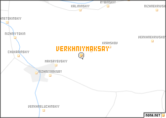 map of Verkhniy Maksay
