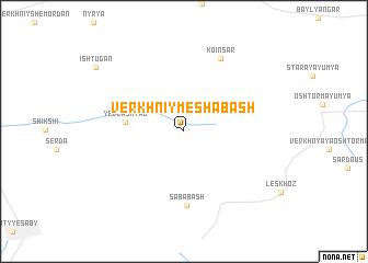 map of Verkhniy Meshabash