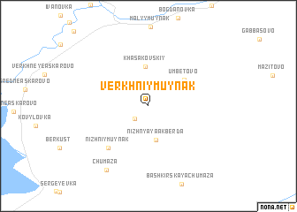 map of Verkhniy Muynak