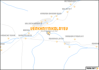 map of Verkhniy Nikolayev