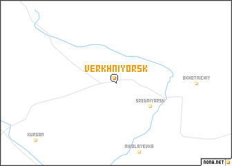 map of Verkhniy Orsk