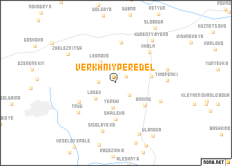 map of Verkhniy Peredel\