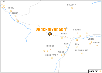 map of Verkhniy Sadon