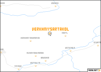 map of Verkhniy Sartakol