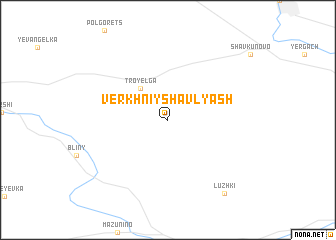 map of Verkhniy Shavlyash