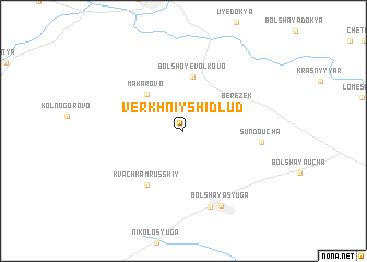 map of Verkhniy Shidlud