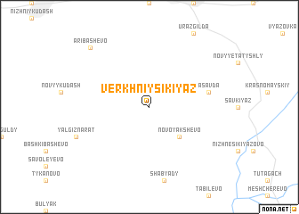 map of Verkhniy Sikiyaz