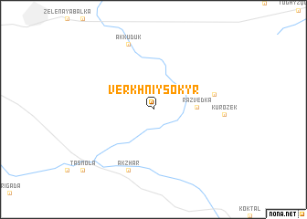 map of Verkhniy Sokyr