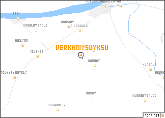 map of Verkhniy Suyk-Su