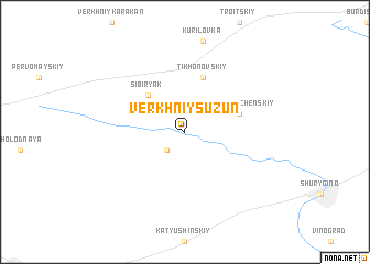map of Verkhniy Suzun