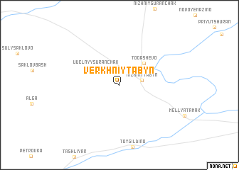 map of Verkhniy Tabyn