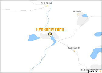 map of Verkhniy Tagil